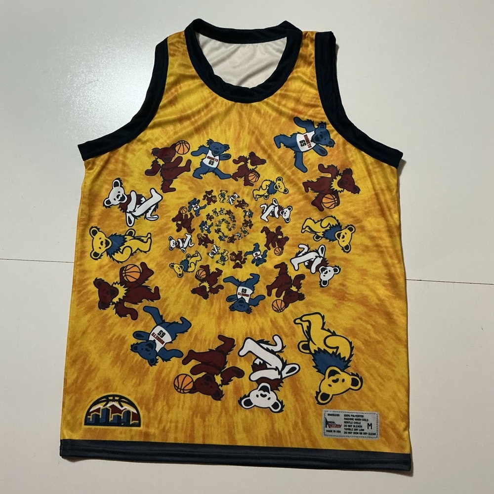Denver Nuggets X Grateful Dead Sixty Years 1965 ‘65 2025 Basketball Jersey